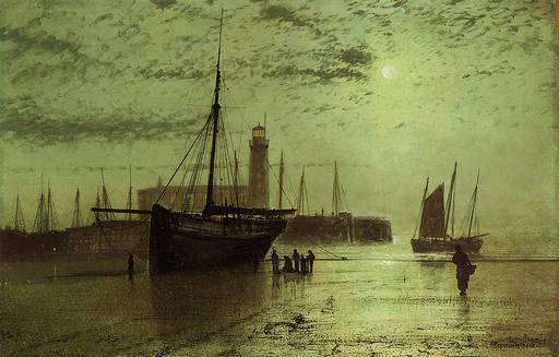 Обо всем - John Atkinson Grimshaw - лирика городских пейзажей Викторианской эпохи